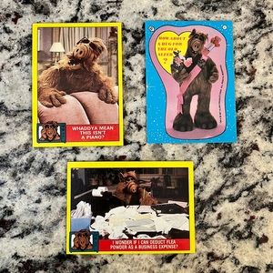 1987 Rare Topps ALF cards in good condition.